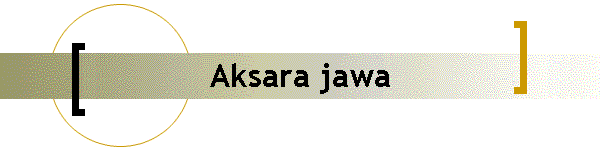Aksara jawa